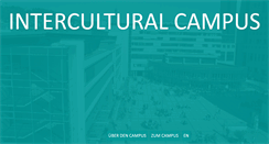 Desktop Screenshot of intercultural-campus.org